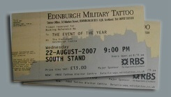 Edinburgh Military Tattoo Tickets
